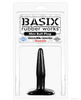 Basix rubber works mini butt plug - black