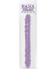 Basix 16in Double Dong - Purple