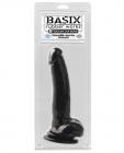 Basix rubber works 9in suction cup dong - black