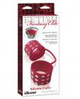Fetish fantasy elite silicone cuffs - red