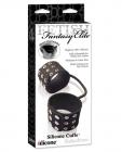 Fetish fantasy elite silicone cuffs - black