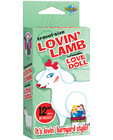 Travel size lovin' lamb blow up doll