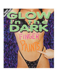 Glow in the dark fingerpaints
