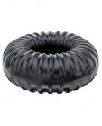 Perfect fit ribbed ring - black