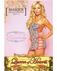 Microfiber zebra print chemise w/adjustable straps on both sides and tie side panty black/white xl