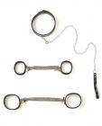 Rapture 5 Piece Steel Band Bondage Set - Small