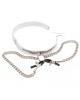 Rapture Stainless Steel Collar w/Nipple Clamps