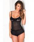 Rene rofe mesh playsuit black m/l