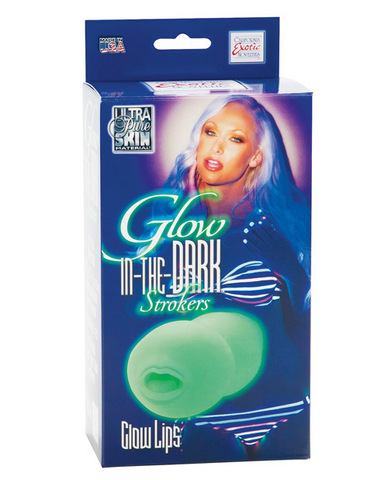 Glow in the dark stroker - lips