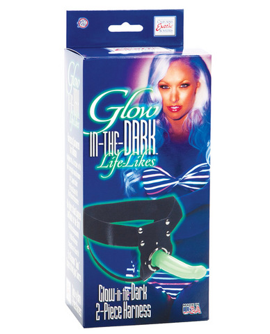 Glow in the dark life-like 2 piece harness