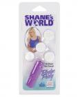 Shane's world pledge party waterproof massager w/4 interchangeable tips - purple