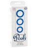 Posh silicone love rings - blue