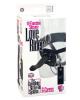 10 function silicone love rider g caress - black