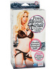 Power pleasure harness w/turbo dong - black