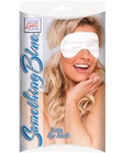 Something blue satin eye mask