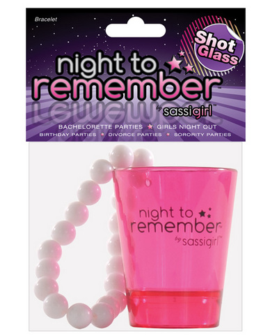 Night to remember shot glass bracelet by sassi girl Sex Toy Product