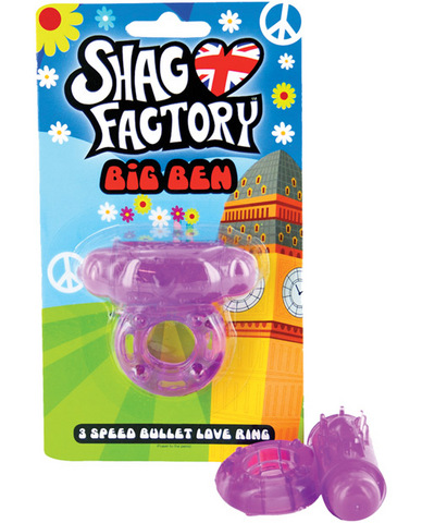 Shag factory big ben 3 speed bullet love ring