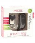 Shots toys 10 speed remote big size vibrating g-spot egg - black