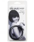 Sex & Mischief silicone cock ring 2in - black