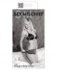 Sex & Mischief doggie style strap - heart shaped