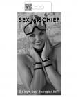 Sex & Mischief 5 piece restraint kit for beginners - red