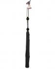 Large rubber whip - black