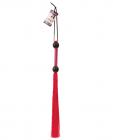 Large rubber whip - red