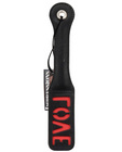 12in leather love impression paddle