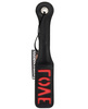 12in leather love impression paddle