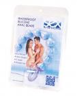 Sex in the shower silicone anal beads - blue