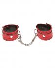Xplay love chain wrist cuffs - red