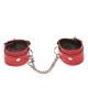 Xplay love chain wrist cuffs - red