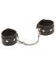Xplay love chain wrist cuffs - black