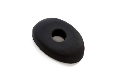 VIBRATOR ENHANCER SILICONE - SMALL - BLACK Stopper