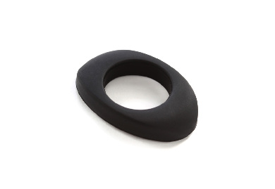 VIBRATOR ENHANCER SILICONE - THICK - BLACK Stopper