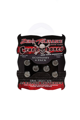 LR44 ALKALINE BATTERIES - ECONOMY 6 PACK 