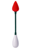 SILICONE BENDABLE ROSE (RED)
