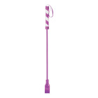Shots Toys - Ouch! PVC Cube Crop Purple with White Stripe and Purple String