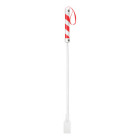 Shots Toys - Ouch! PVC Cube Crop White with Red Stripe and Red String