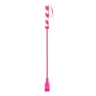 Shots Toys - Ouch! PVC Cube Crop Pink with White Stripe and Pink String