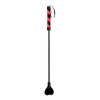 Shots Toys - Ouch! PVC Heart Crop Black with Red Stripe and Black String