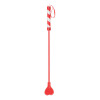 Shots Toys - Ouch! PVC Heart Crop Red with White Stripe and Red String