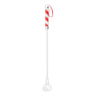 Shots Toys - Ouch! PVC Heart Crop White with Red Stripe and Red String
