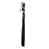 Shots Toys - Ouch! Whip PVC Black with Purple Stripe and Black String