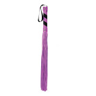 Shots Toys - Ouch! Whip PVC Purple with Black Stripe and Black String