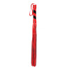 Shots Toys - Ouch! Whip PVC Red with Black Stripe and Black String