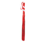 Shots Toys - Ouch! Whip PVC Red with White Stripe and Red String