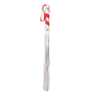 Shots Toys - Ouch! Whip PVC White with Red Stripe and Red String
