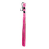 Shots Toys - Ouch! Whip PVC Pink with Black Stripe and Black String