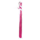 Shots Toys - Ouch! Whip PVC Pink with White Stripe and Pink String